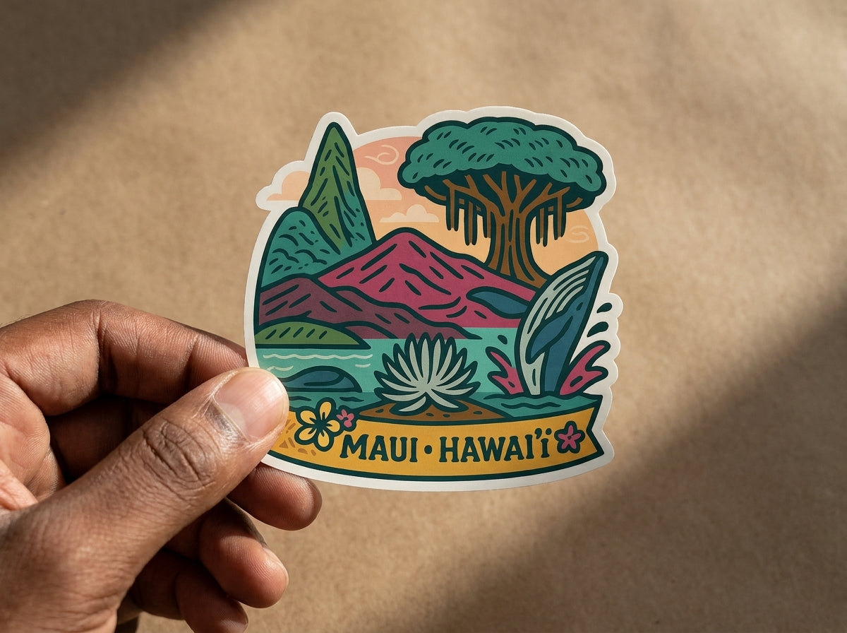 Maui, Hawaii sticker - lifestyle photo 2