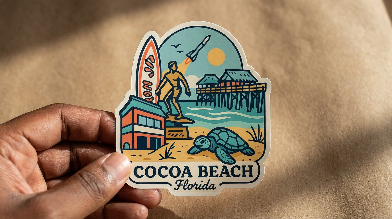 Cocoa Beach, FL sticker - lifestyle photo 3