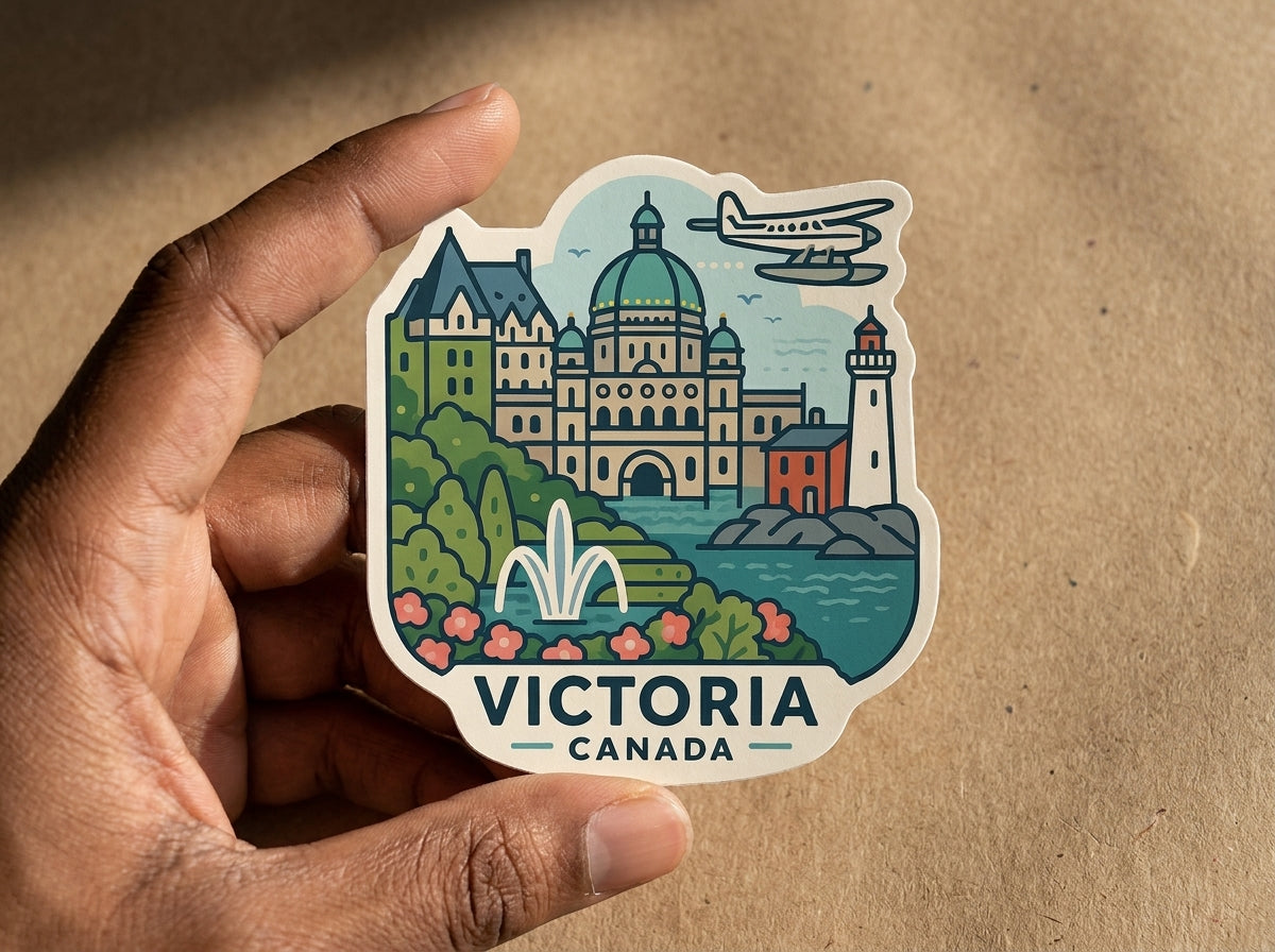 Victoria, Canada sticker - lifestyle photo 2