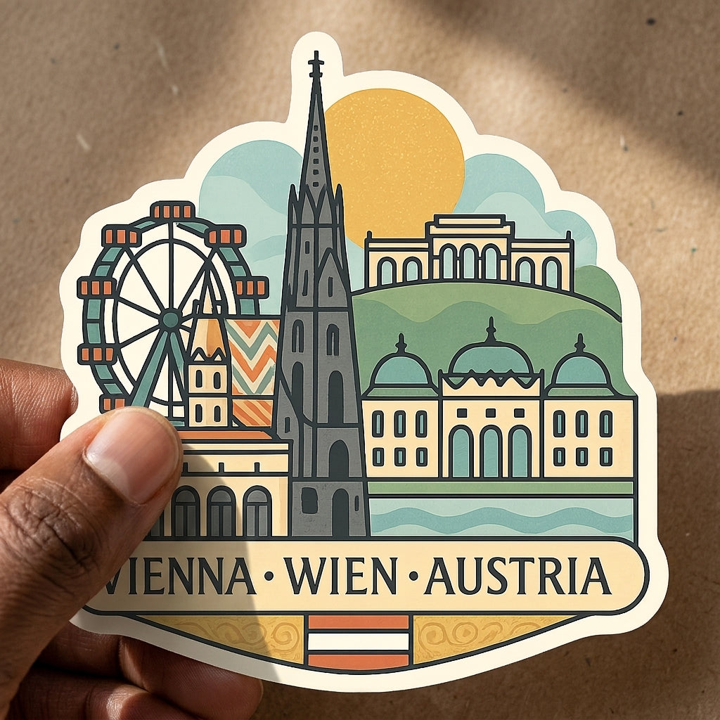 Vienna, Austria sticker - lifestyle photo 2