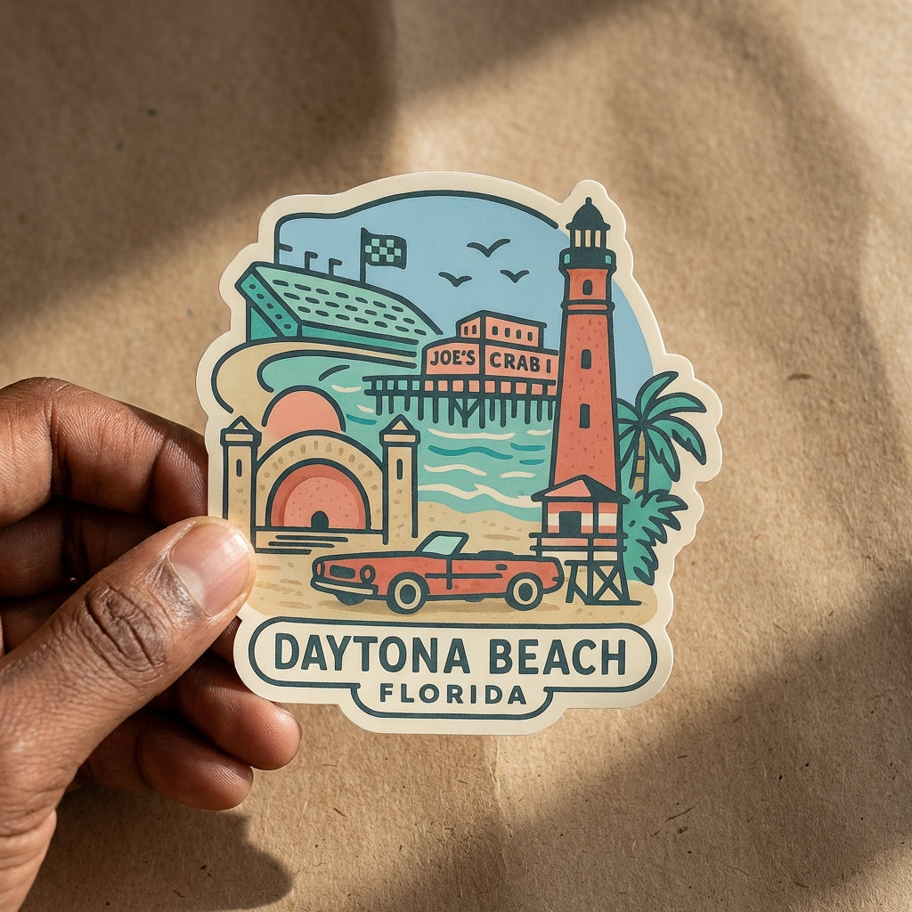 Daytona Beach, FL sticker - lifestyle photo 3