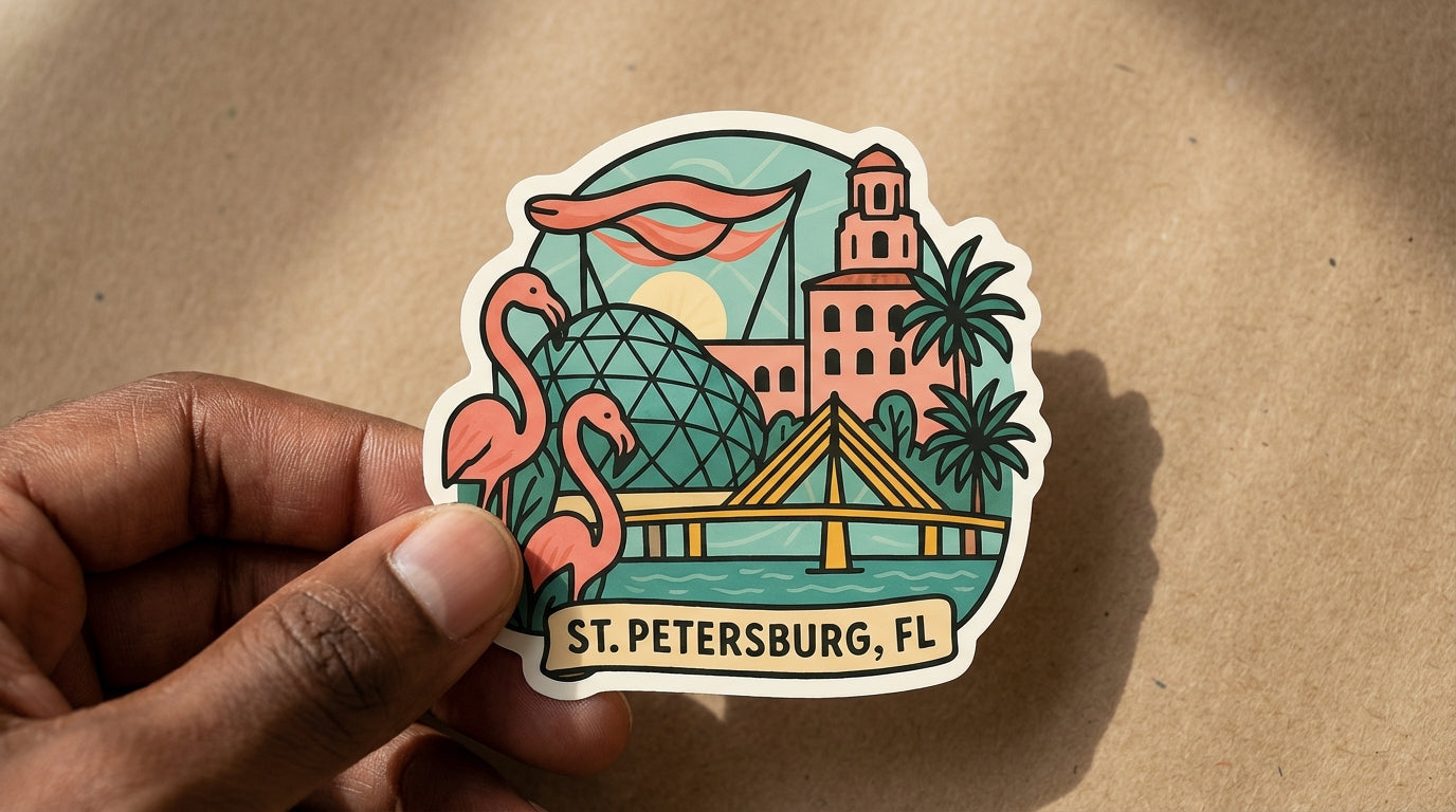 St Petersburg, FL sticker - lifestyle photo 3