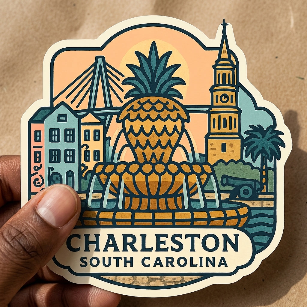 Charleston, SC sticker - lifestyle photo 2