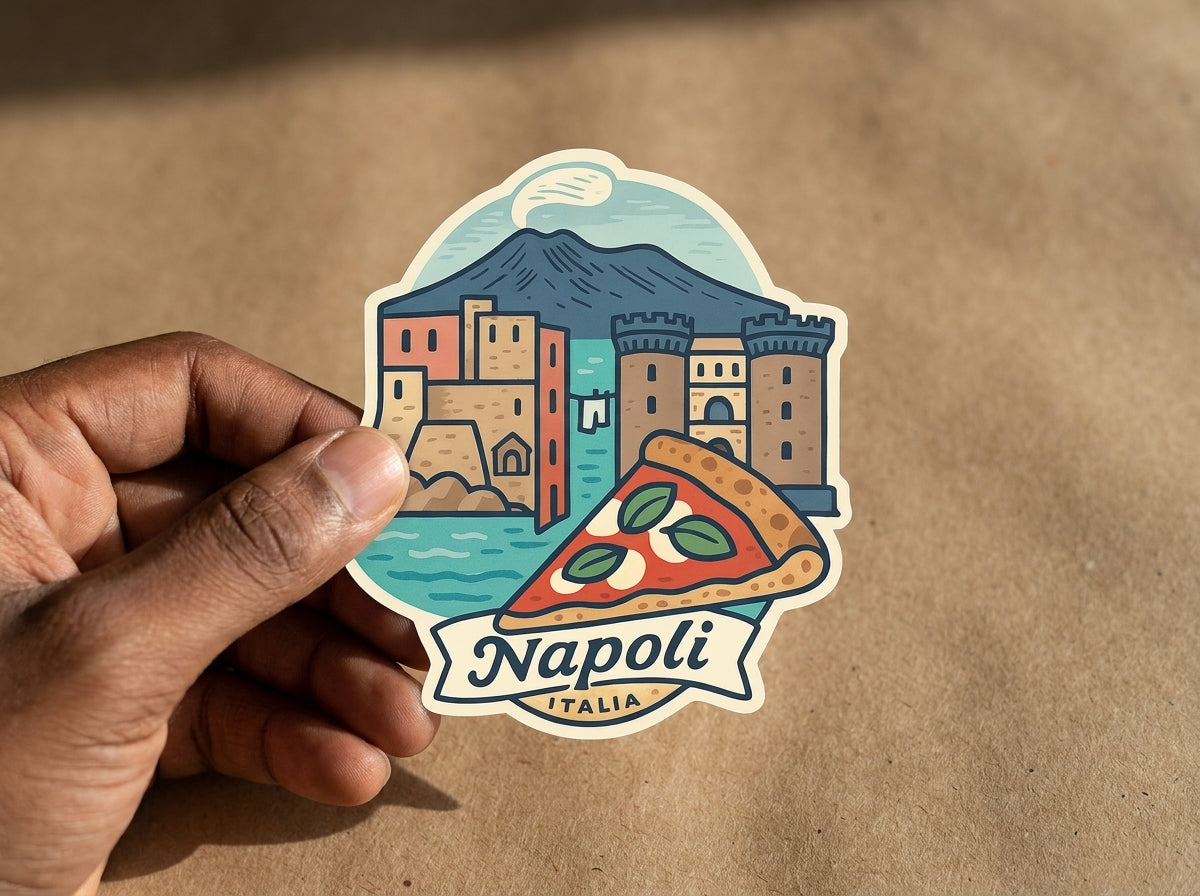 Naples, Italy sticker - lifestyle photo 1