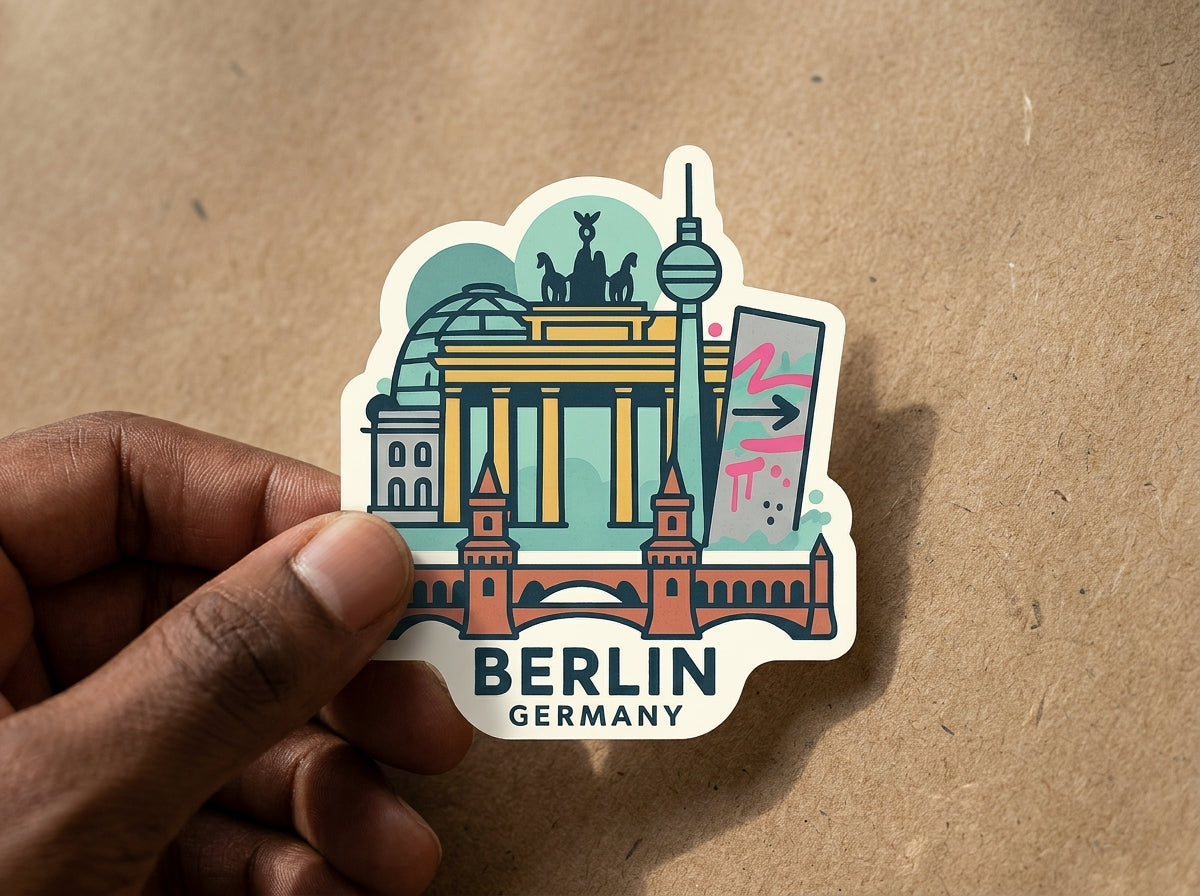 Berlin, Germany sticker - lifestyle photo 2
