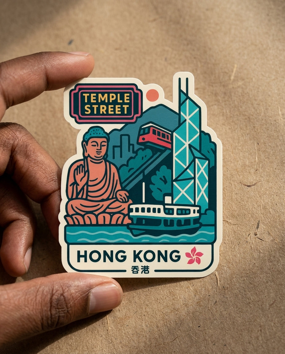Hong Kong sticker - lifestyle photo 2