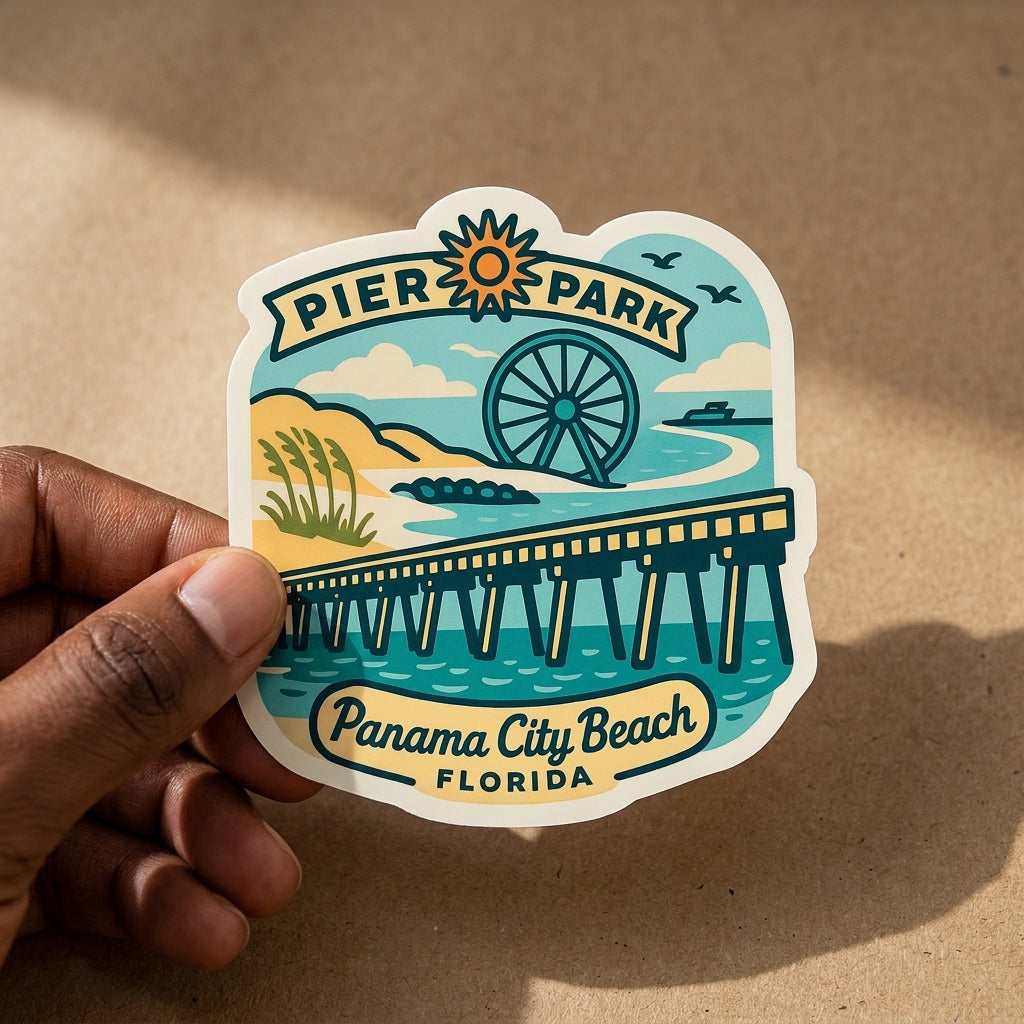 Panama City Beach sticker - lifestyle photo 2