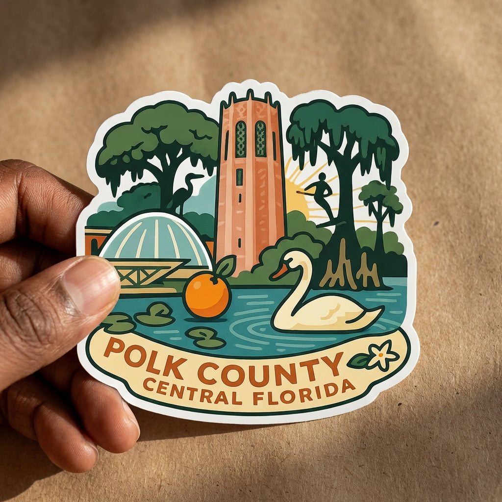 Polk County, Central Florida sticker - lifestyle photo 3