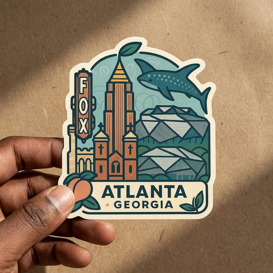 Atlanta, GA sticker - lifestyle photo 1