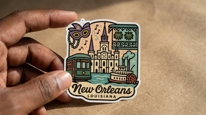 New Orleans, LA sticker - lifestyle photo 2