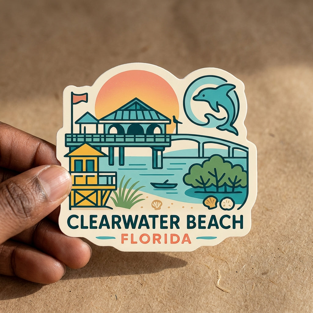 Clearwater Beach, FL sticker - lifestyle photo 3