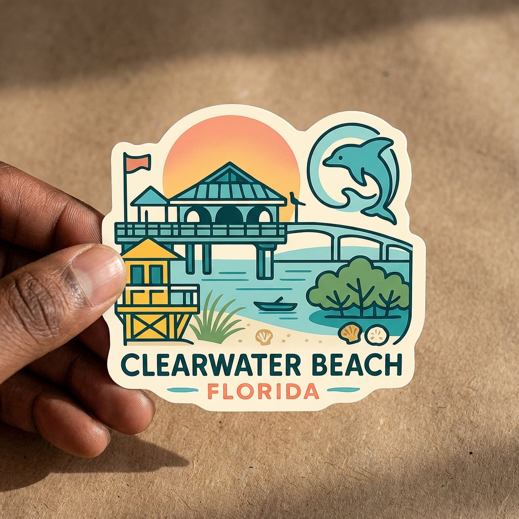 Clearwater Beach, FL sticker - lifestyle photo 2