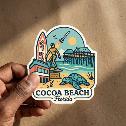 Cocoa Beach, FL sticker - lifestyle photo 2