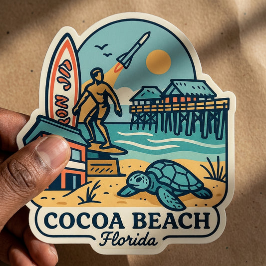 Cocoa Beach, FL sticker - lifestyle photo 1