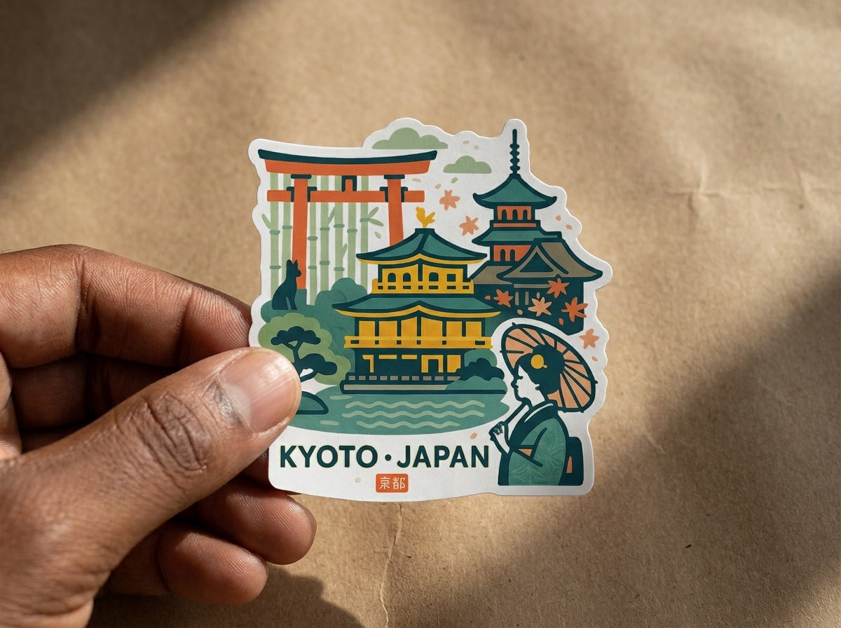 Kyoto, Japan sticker - lifestyle photo 2