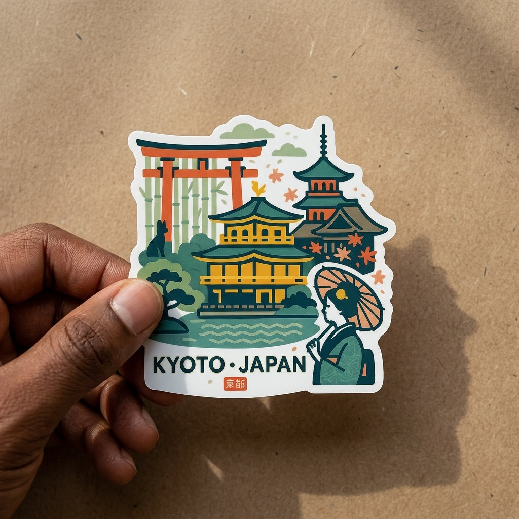 Kyoto, Japan sticker - lifestyle photo 1