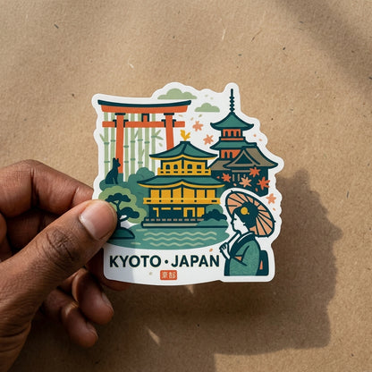 Kyoto, Japan sticker - lifestyle photo 1
