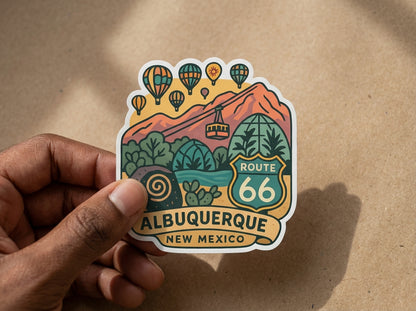 Albuquerque, New Mexico sticker - lifestyle photo 3