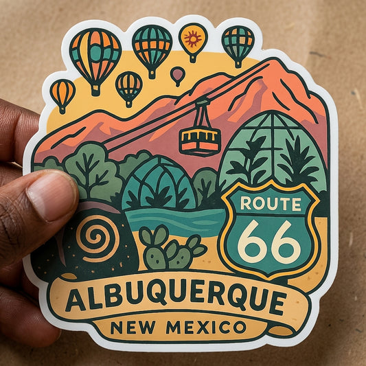 Albuquerque, New Mexico sticker - lifestyle photo 1