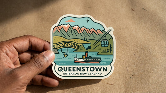 Queenstown, New Zealand sticker - lifestyle photo 1