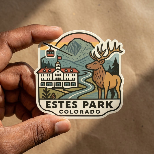 Estes Park, Colorado sticker - lifestyle photo 2