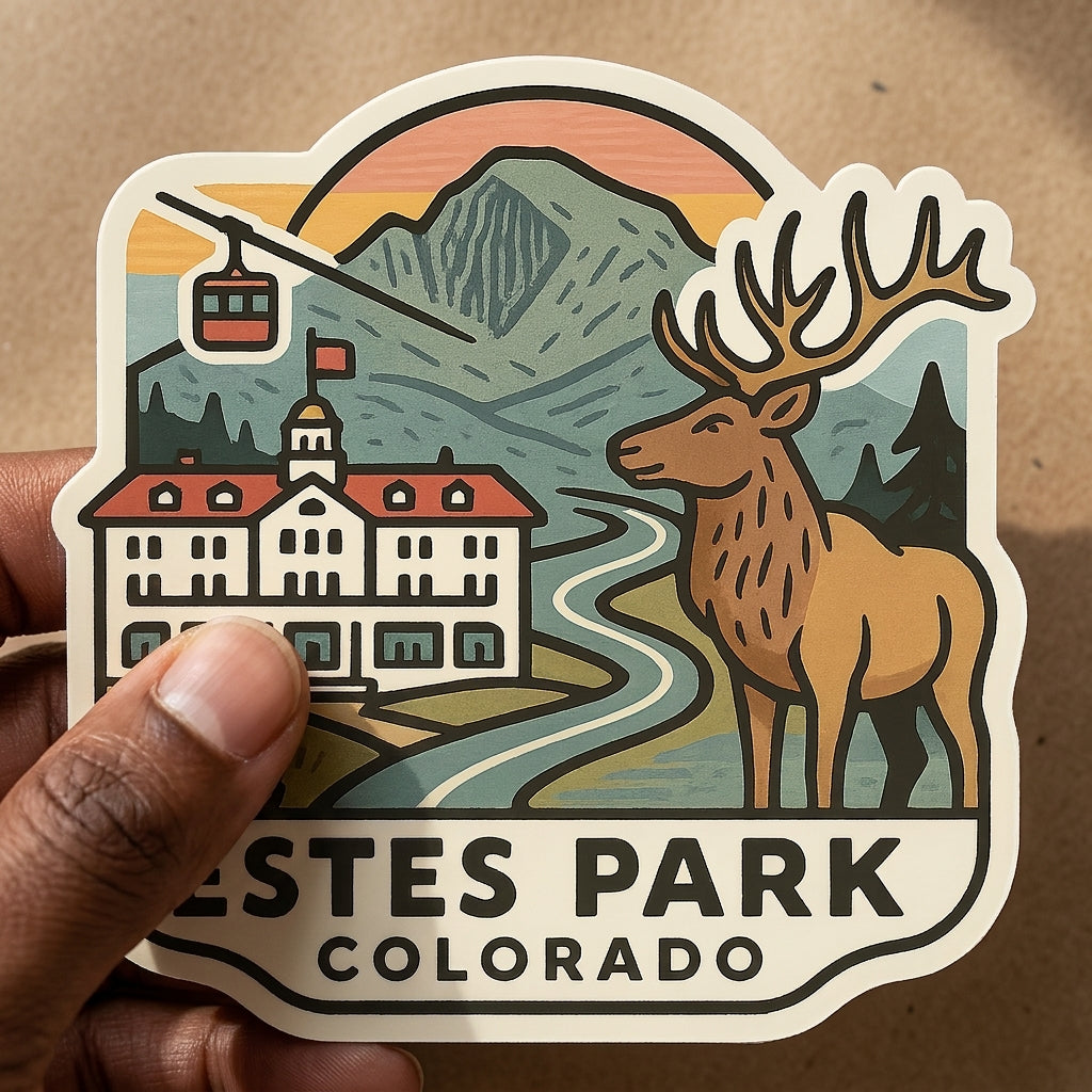 Estes Park, Colorado sticker - lifestyle photo 1