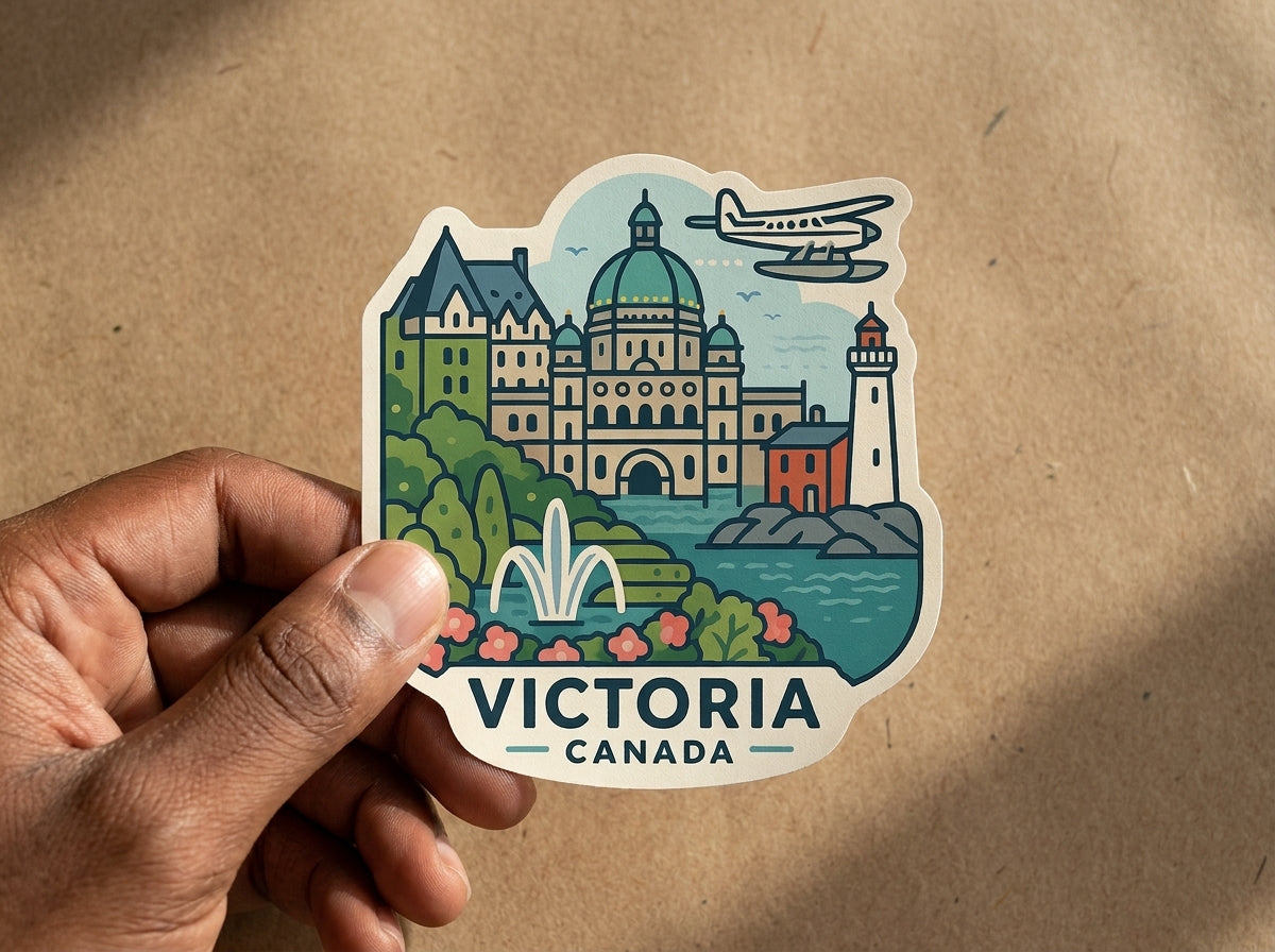 Victoria, Canada sticker - lifestyle photo 1