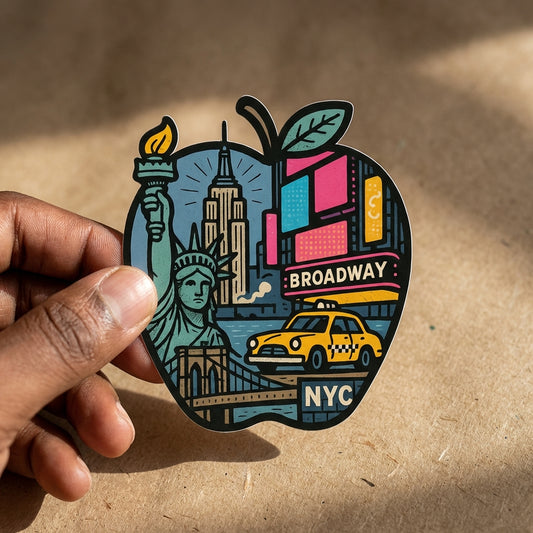 New York City sticker - lifestyle photo 2