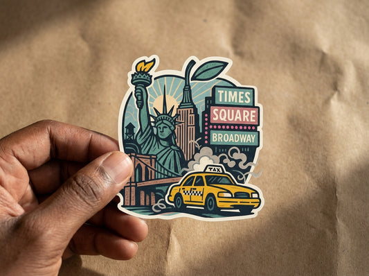 New York City sticker - lifestyle photo 2