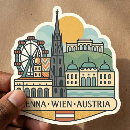 Vienna, Austria sticker - lifestyle photo 1