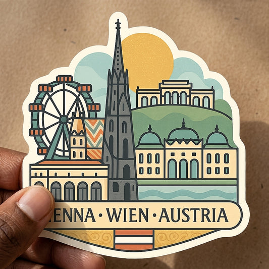 Vienna, Austria sticker - lifestyle photo 1