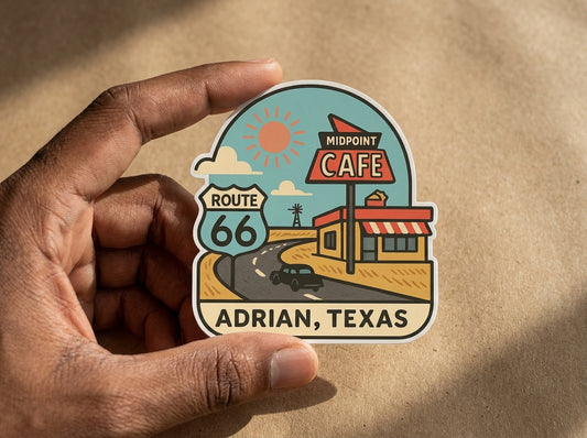 Adrian, TX sticker - lifestyle photo 1