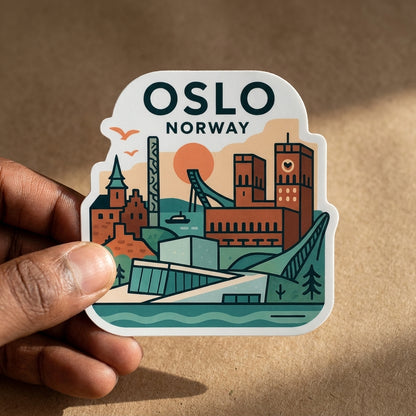 Oslo, Norway sticker - lifestyle photo 2