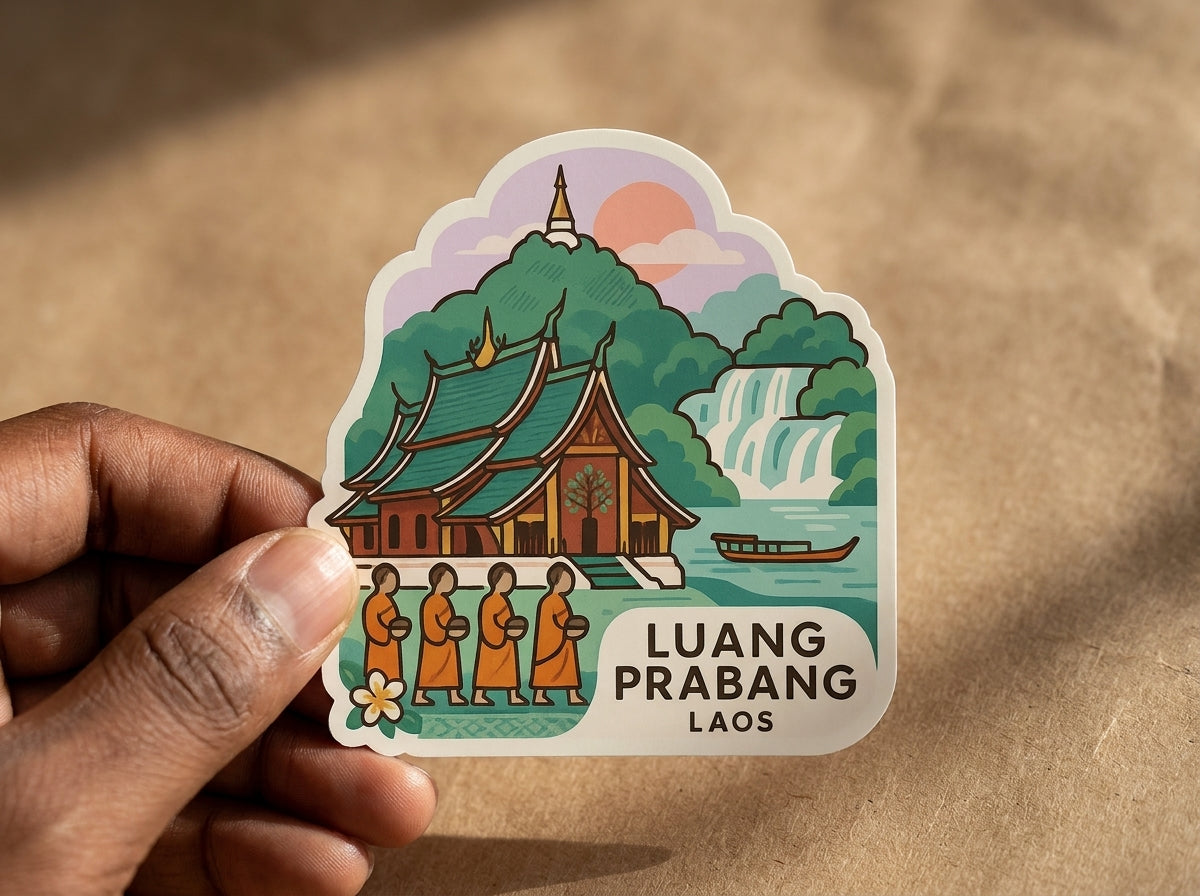 Luang Prabang, Laos sticker - lifestyle photo 2