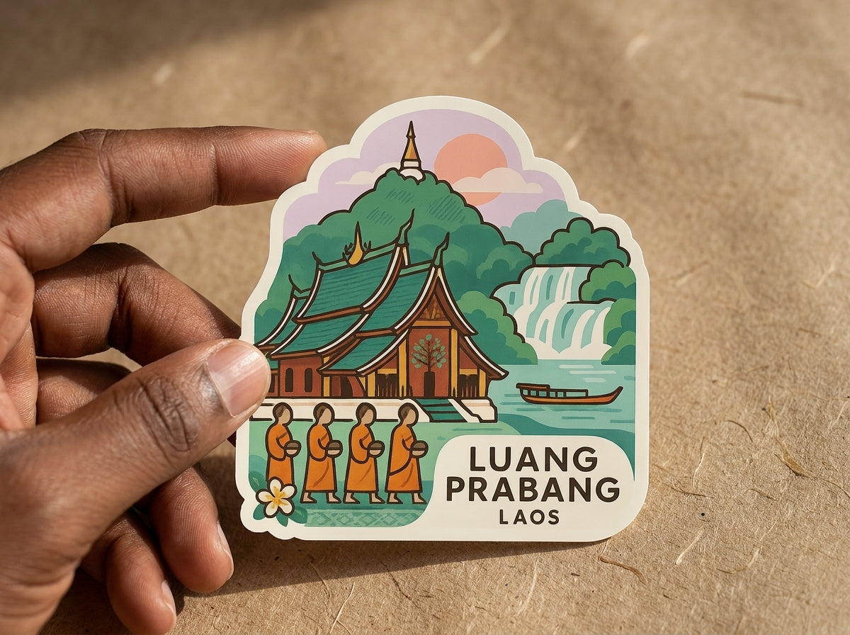 Luang Prabang, Laos sticker - lifestyle photo 1