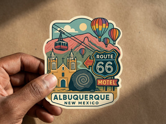 Albuquerque, New Mexico sticker - lifestyle photo 1