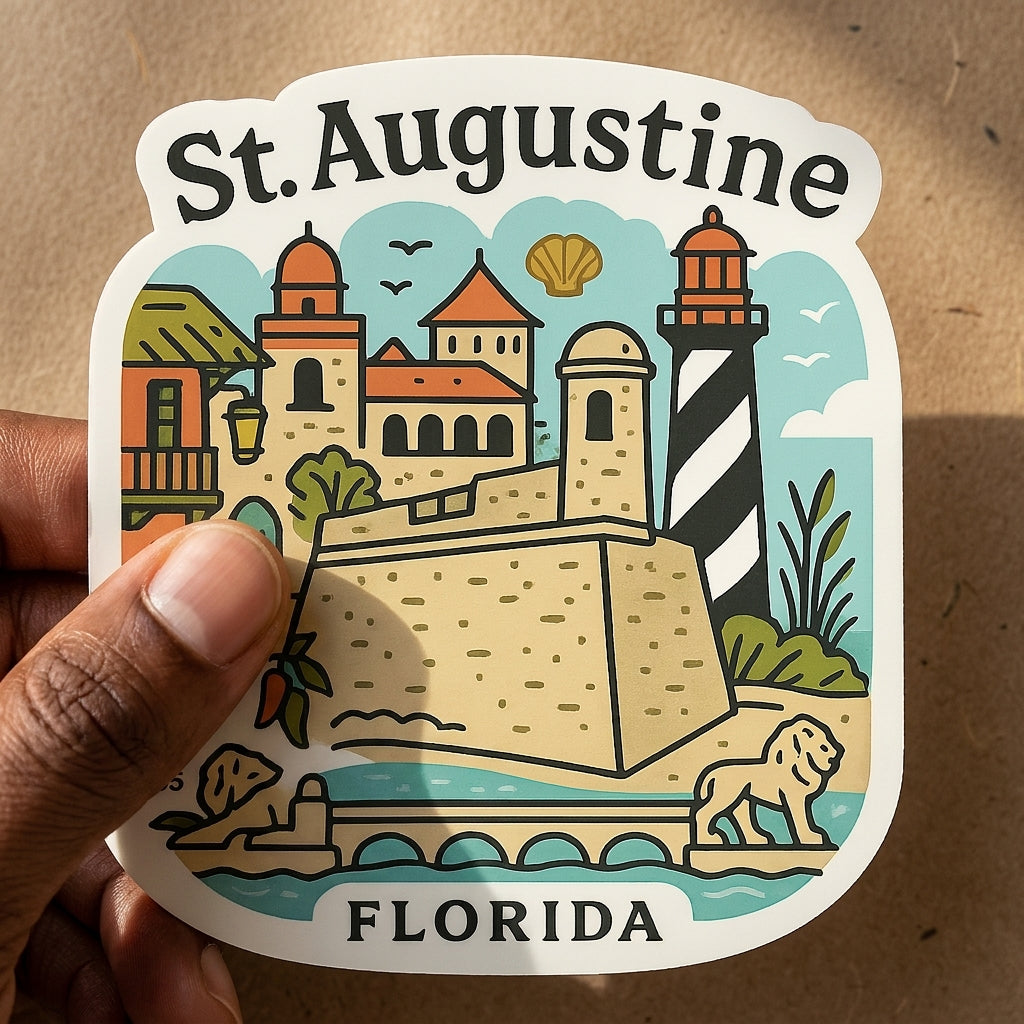 St. Augustine, Florida sticker - lifestyle photo 1
