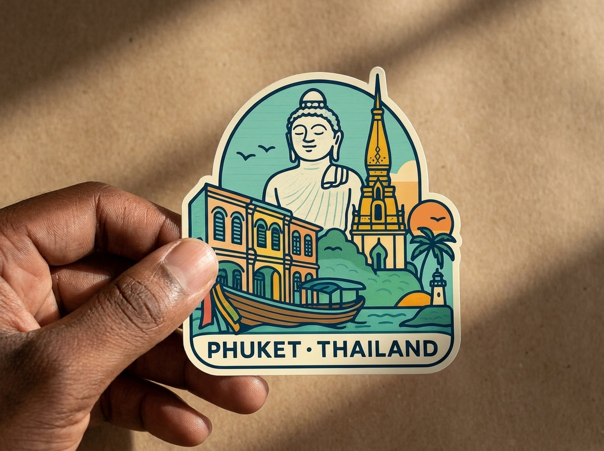 Phuket, Thailand sticker - lifestyle photo 1