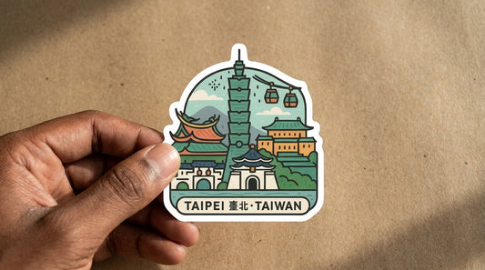 Taipei, Taiwan sticker - lifestyle photo 1