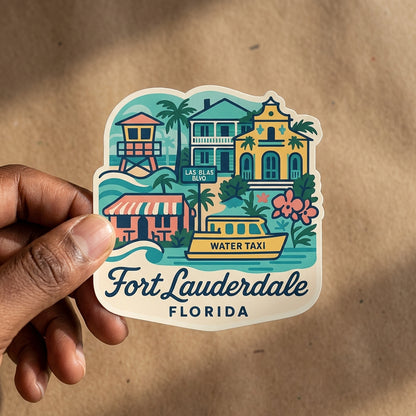 Fort Lauderdale, FL sticker - lifestyle photo 3