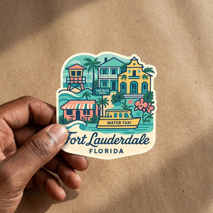 Fort Lauderdale, FL sticker - lifestyle photo 2