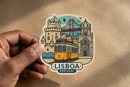 Lisbon, Portugal sticker - lifestyle photo 2