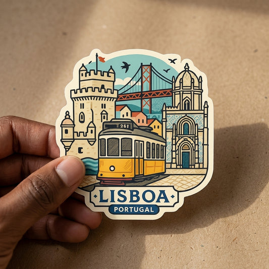 Lisbon, Portugal sticker - lifestyle photo 1