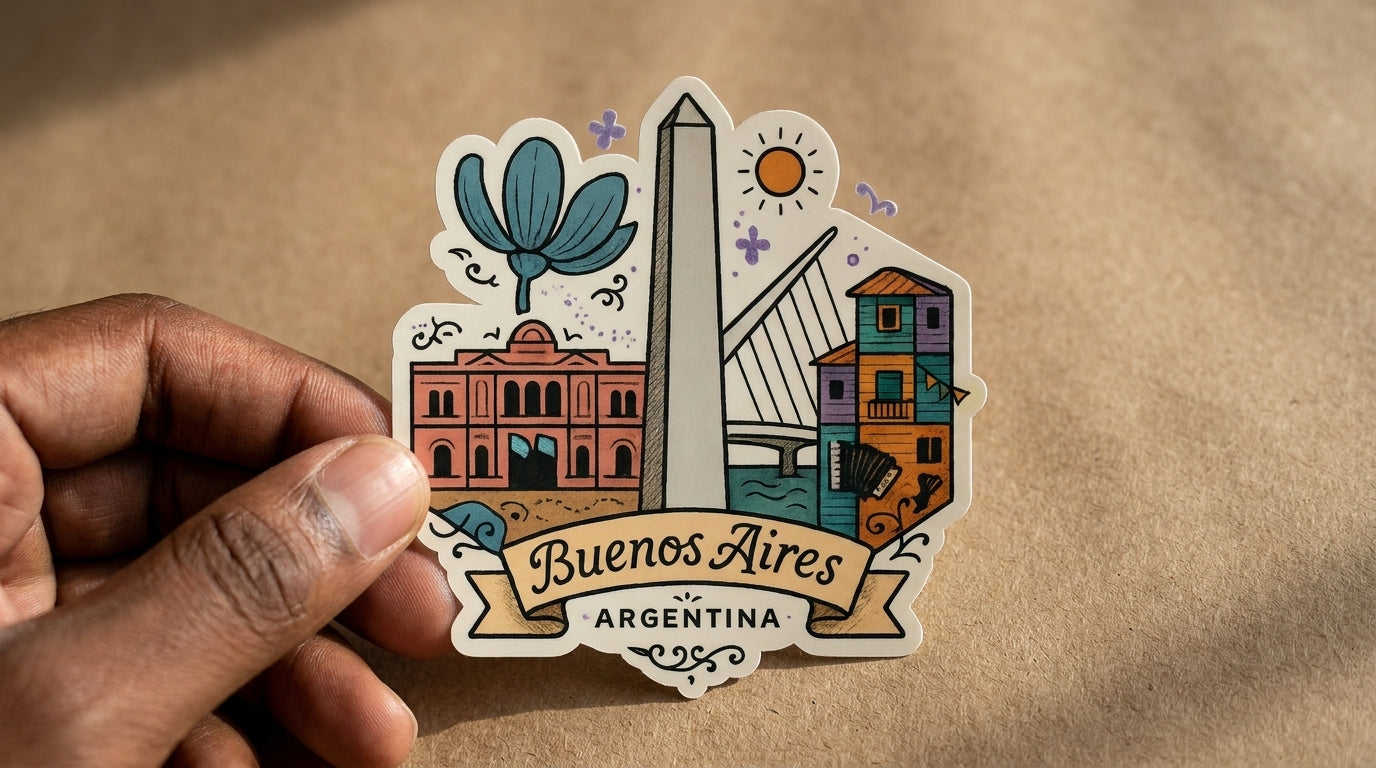 Buenos Aires, Argentina sticker - lifestyle photo 2