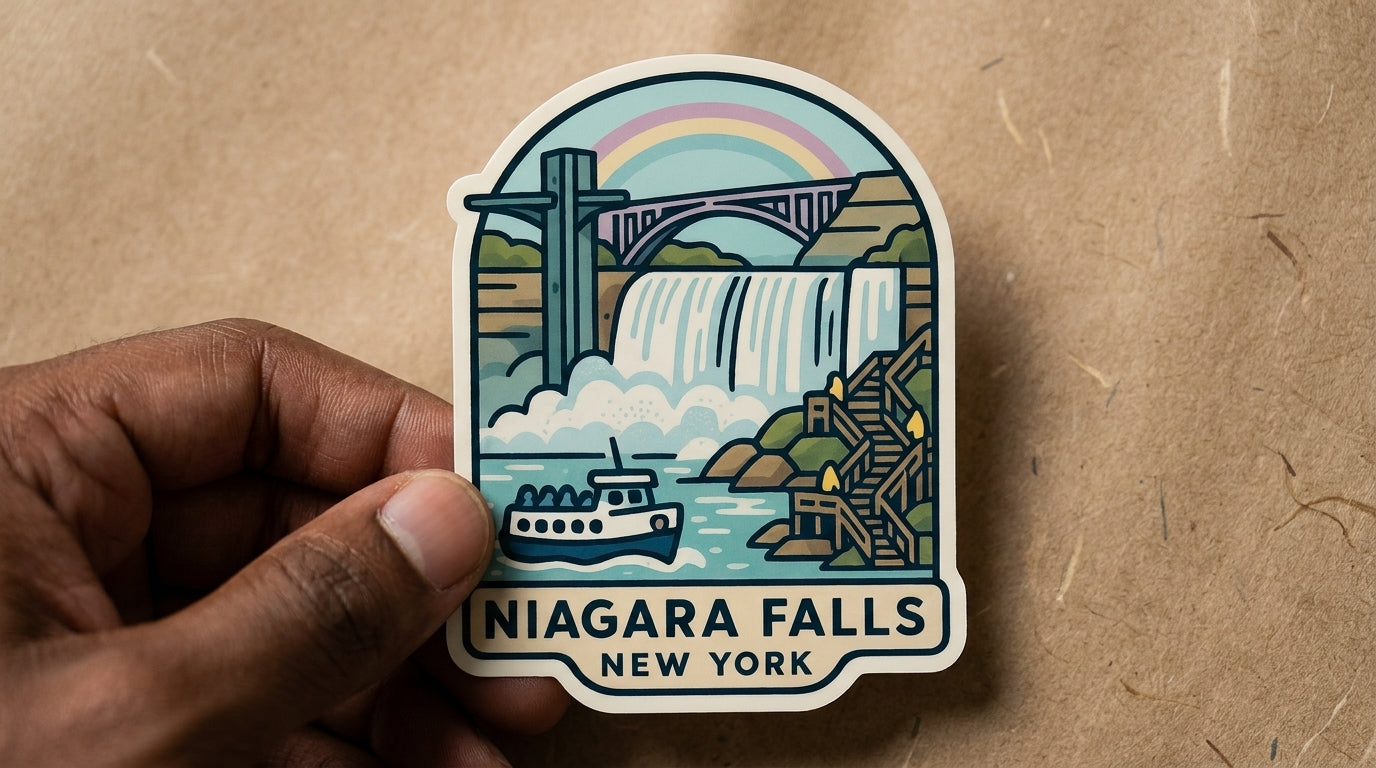 Niagara Falls, NY sticker - lifestyle photo 1