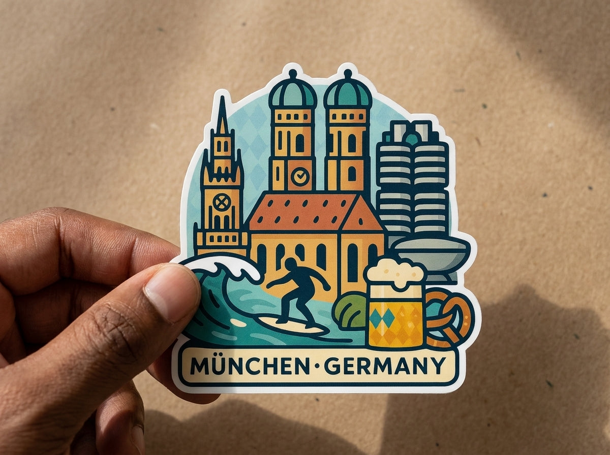Munich, Germany sticker - lifestyle photo 2