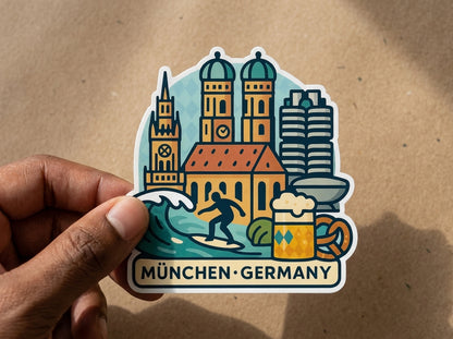 Munich, Germany sticker - lifestyle photo 2