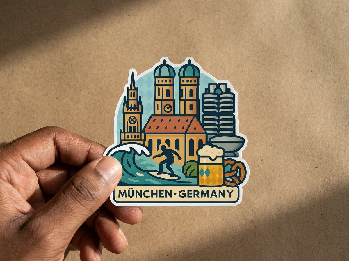 Munich, Germany sticker - lifestyle photo 1