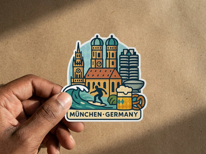 Munich, Germany sticker - lifestyle photo 1