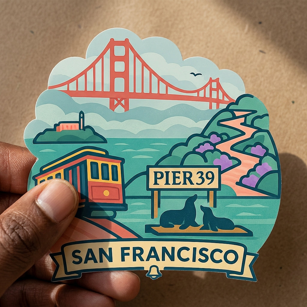 San Francisco sticker - lifestyle photo 3